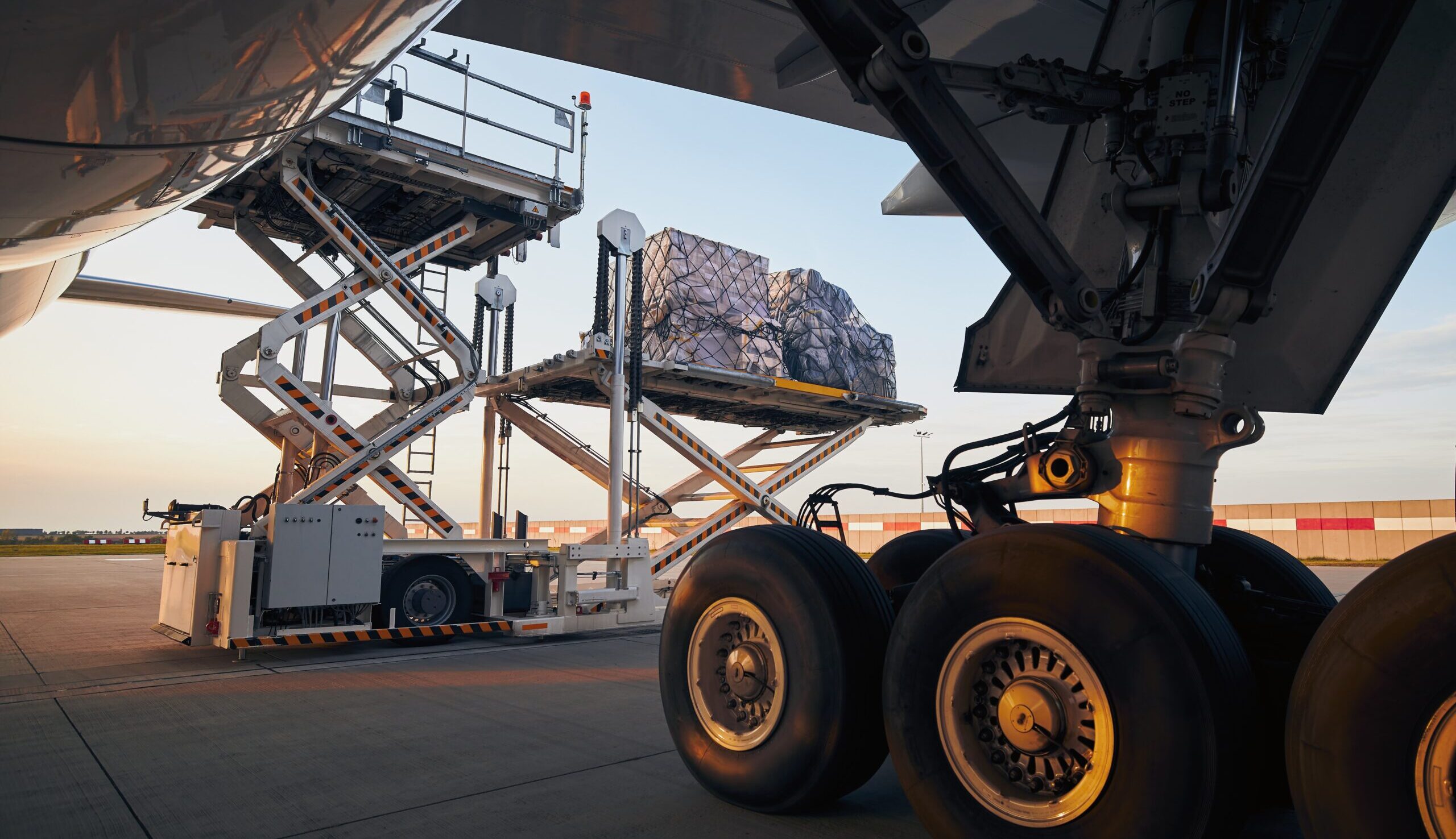 Air cargo being loaded for international shipment, representing CRYOPDP’s Bulk and Heavyweight Solution in global logistics